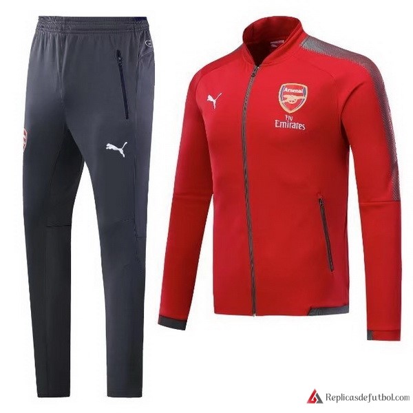 Chandal Arsenal 2017-2018 Rojo Gris